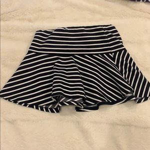 Black and white skirt